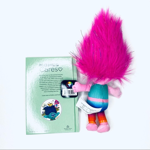 TROLLS Poppy plush and mini book The Sound of Spring NWT - Picture 3 of 7